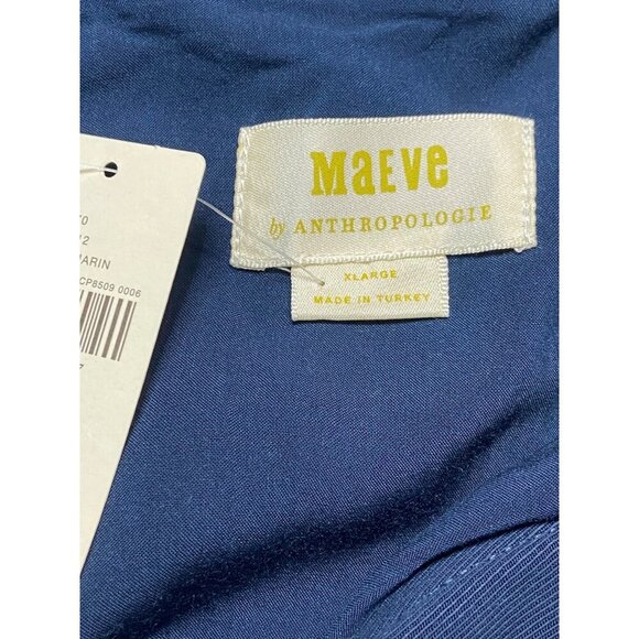 NWT Anthropologie Maeve Blue Strapless Tube Top-sz XL - Picture 6 of 13